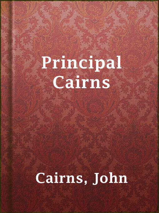 Title details for Principal Cairns by John Cairns - Available